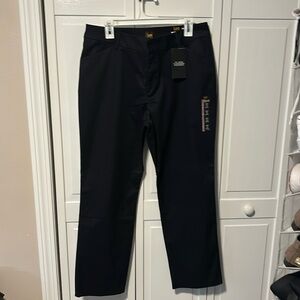 Lee wrinkle free straight leg pants. New with tags